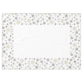 Moderne kerstsnowflake tablecloth tafelkleed (Voorkant (Horizontaal))