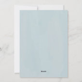 Moderne Kerststol Kerstkaart (Achterkant)