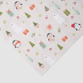 Moderne kerstsymbolen tissuepapier (Detail)