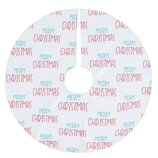 Moderne kersttekst kerstboom rok (Voorkant)