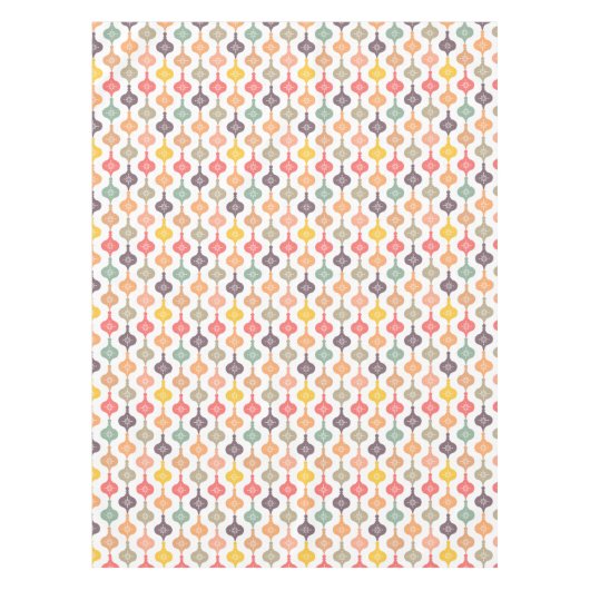 Moderne kerstversiering tafelkleed (Voorkant)