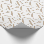 Moderne keukengereedschappen cadeaupapier (Hoek)