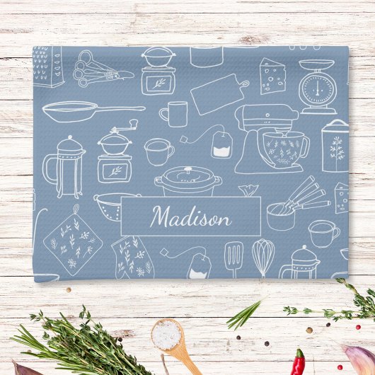 Moderne  keukengerei Schattigee Doodle Theedoek