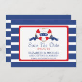 Moderne keuzeboei bespaart de datum kaart (Voorkant / Achterkant)