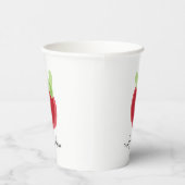 Moderne Kinder schoolleraar handleiding Apple Papieren Bekers (Rechts)