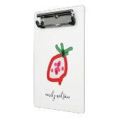 Moderne Kinder schoolleraar met handtekening Drake Mini Klembord (Angled2)