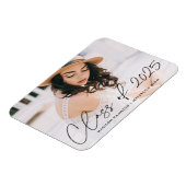 Moderne Klas van 2023 Zwar Script Afstuderen Magneet (Linkerzijde)