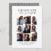 Moderne klasse van de aankondiging van het fotoafs (Voorkant / Achterkant)