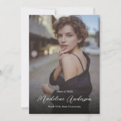 Moderne Klassieke Afstuderen voor fotocollage Aankondiging (Voorkant)