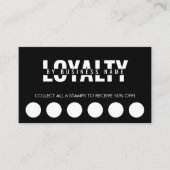 Moderne klassieke "Beauty Spa Script Loyalty"-kaar Klantenkaartje (Voorkant)