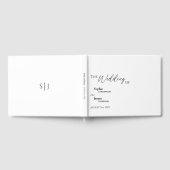 Moderne klassieke bruiloft gastenboek (Volledig)