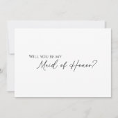 Moderne klassieke bruiloft met eervolle Kaart (Voorkant)