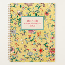 Moderne Klassieke Gele Chinoiserie Planner