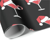 Moderne klassieke kerstcocktails cadeaupapier (Rol Hoek)