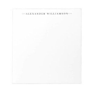 Moderne, klassieke minimalistische basisStippen Pr Notitieblok