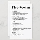 Moderne klassieke minimalistische typografie (Voorkant / Achterkant)