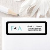 Moderne Klassieke Return Address Labels (Insitu)