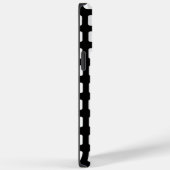 Moderne klassieke zwarte en witte vierkantjes Case-Mate iPhone case (Achterkant / Rechts)