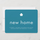 Moderne, kleine, kleine, nieuwe startpagina met he aankondiging (Voorkant)