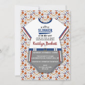 Moderne "Kleine Slagman" Babyborrel voor een Jonge Kaart (Voorkant)