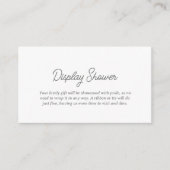 Moderne kleine sterren display douchewand Kaart (Voorkant)