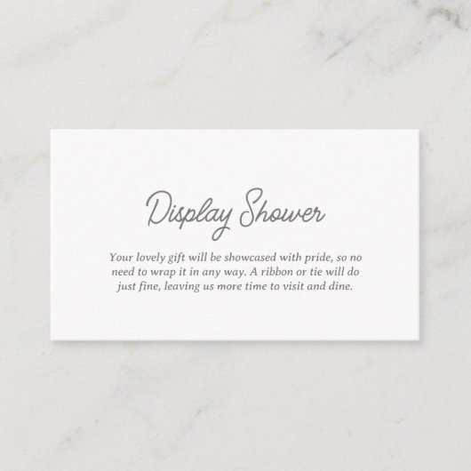 Moderne kleine sterren display douchewand Kaart (Voorkant)