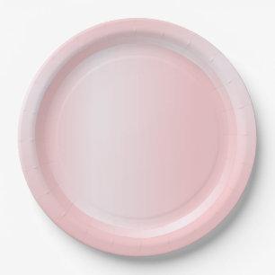 Moderne Kleur Roze Rozen Goud Modieuze Sjabloon Papieren Bordje