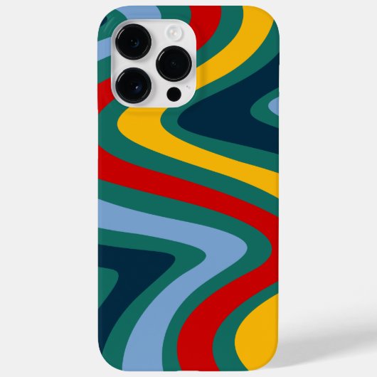 Moderne kleuren Case-Mate iPhone case (Achterkant)