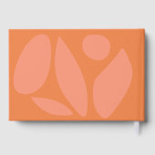 Moderne Kleuren Collage Bruiloft Liefde Quote Gastenboek (Achterkant)