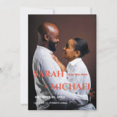 Moderne Kleuren Collage Save The Date (Voorkant)