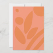 Moderne Kleuren Collage Save The Date (Achterkant)