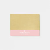 Moderne kleurenblok met bovenschaal post-it® notes (Voorkant)