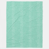 Moderne kleurentemperatuurpatronen fleece deken (Voorkant)