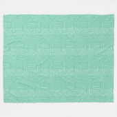 Moderne kleurentemperatuurpatronen fleece deken (Voorkant (Horizontaal))