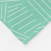 Moderne kleurentemperatuurpatronen fleece deken (Hoek)