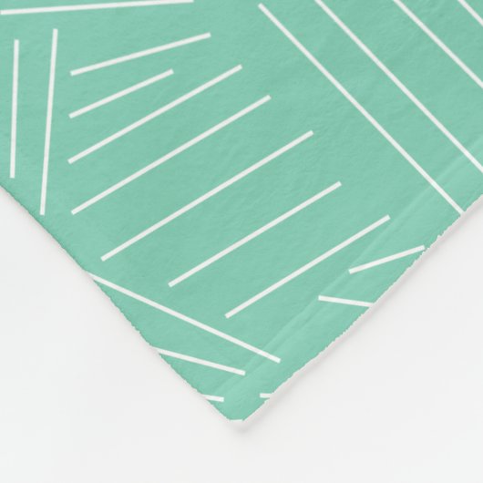 Moderne kleurentemperatuurpatronen fleece deken (Hoek)