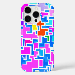 Moderne Kleurrijk Patroonontwerp iPhone 16 Pro Hoesje