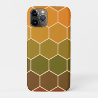 Moderne kleurrijke 3d-kubussen of hexagonpatronen iPhone 11 pro hoesje