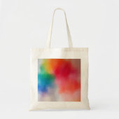 Moderne, kleurrijke Abstracte Art elegante Sjabloo Tote Bag (Voorkant)