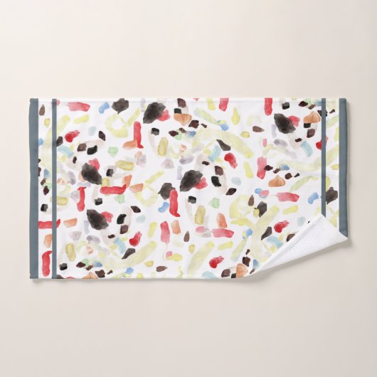 Moderne kleurrijke Abstracte badhanddoek set Bad Handdoek (Handdoek)