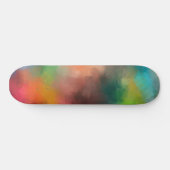 Moderne, kleurrijke Abstracte kunst roze rood blau Skateboard (Horizontaal)