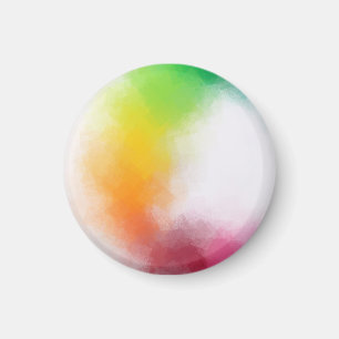 Moderne, kleurrijke Abstracte kunst Werkt elverend Magneet