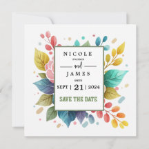 Moderne kleurrijke bloemen Waterverf