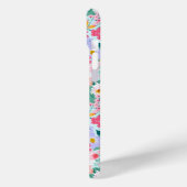 Moderne Kleurrijke Bloementuin Monogram Case-Mate iPhone Case (Achterkant / Links)