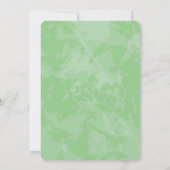 Moderne kleurrijke bloemige uitnodiging voor einde (Achterkant)