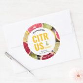 Moderne kleurrijke Body Butter Scrub Product Label (Envelop)