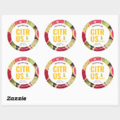 Moderne kleurrijke Body Butter Scrub Product Label (Vel)