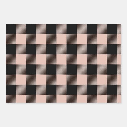 Moderne, kleurrijke buffelpap inpakpapier vel (Voorkant)