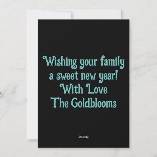 Moderne Kleurrijke Chag Sameach JoodseFeestdagGroe Feestdagenkaart (Achterkant)