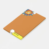 Moderne Kleurrijke Comic Book Pop Art Speech Bubbl Post-it® Notes (Schuin)